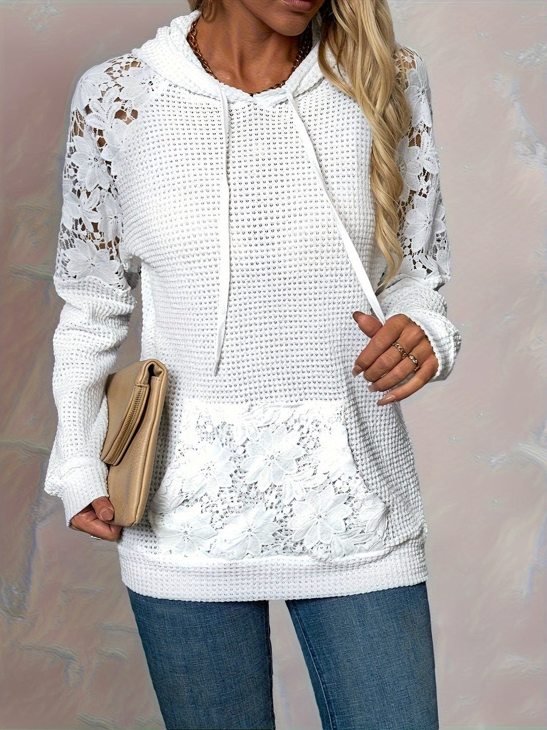 Linnea | Bloemengeborde Hoody