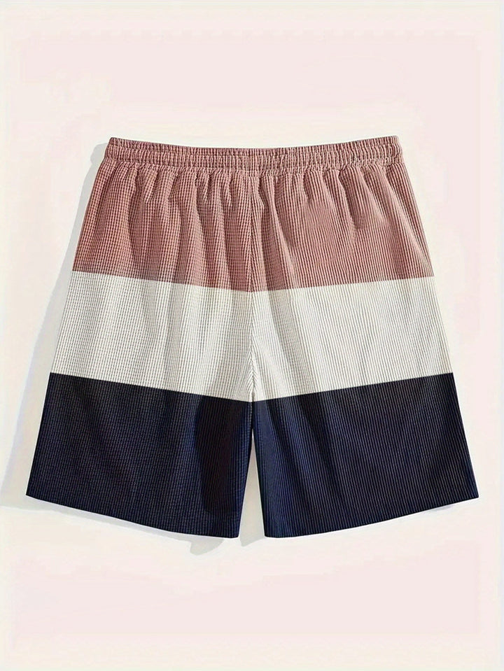 Warren | Kleurblok Casual Shorts