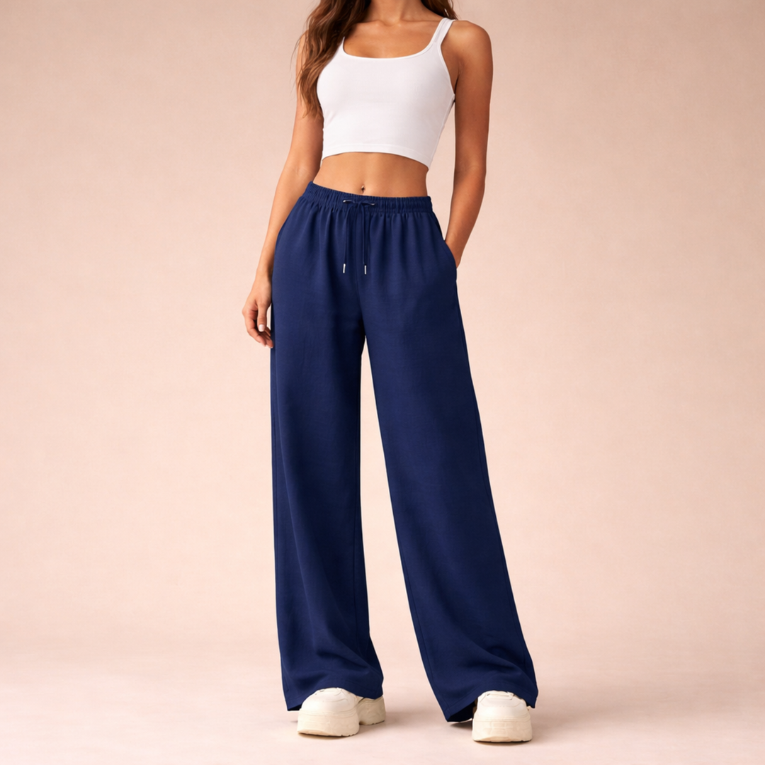 Paige | Ontspannen Wijde Joggingbroek