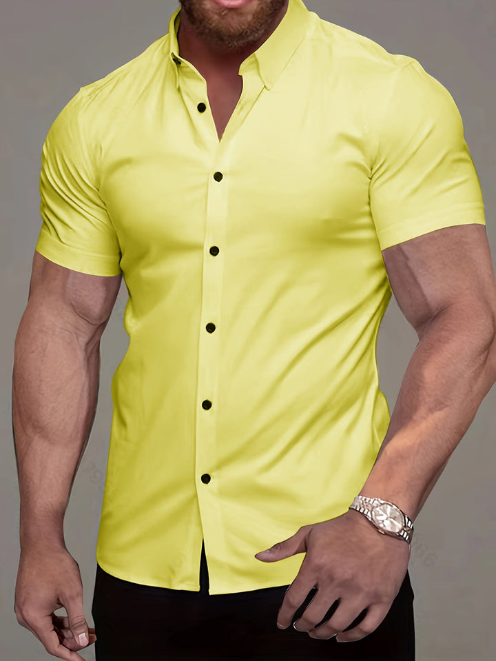 Weston | Verfijnde Korte Mouwen Shirt