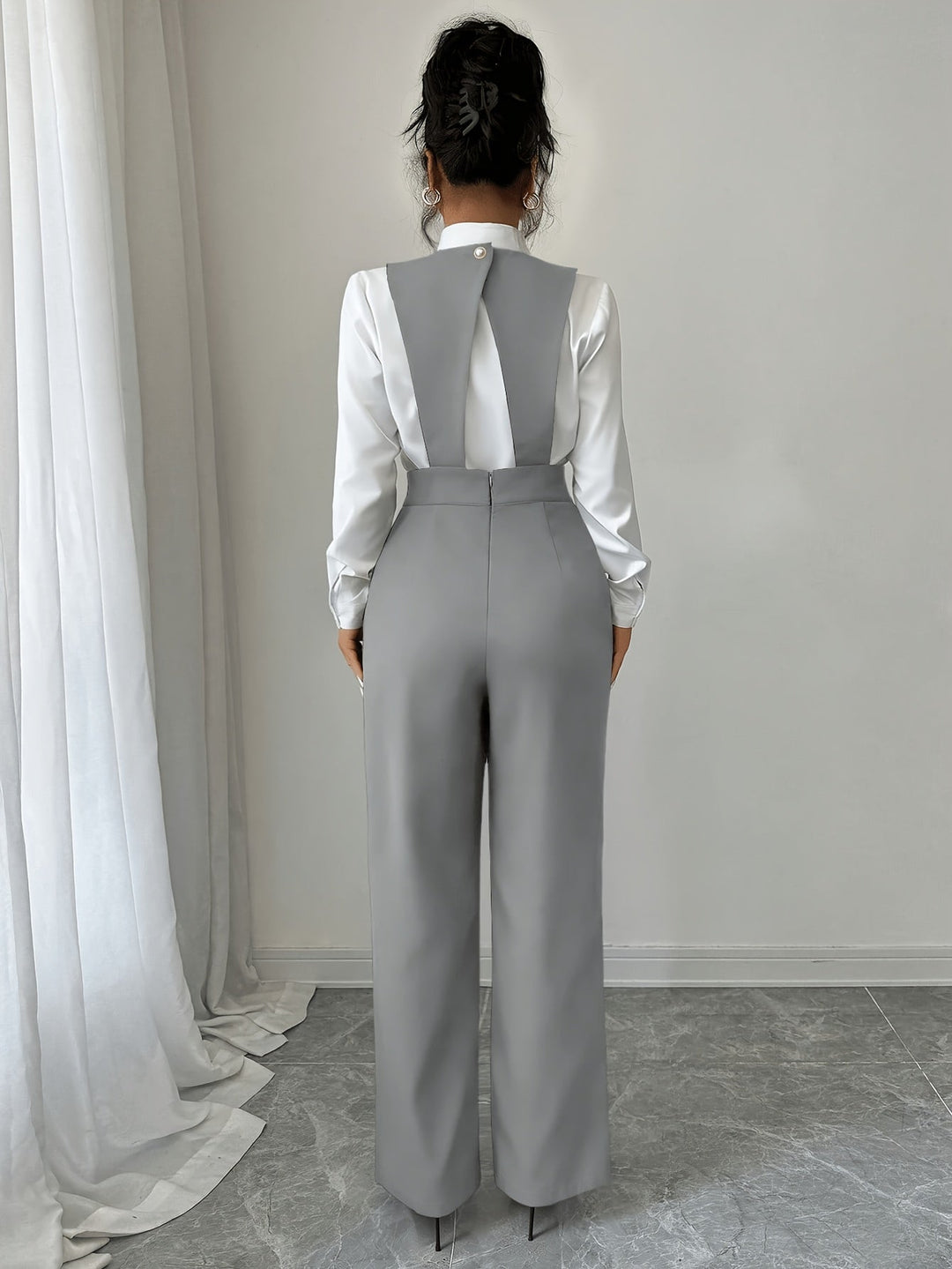 Coralie | Op maat gemaakte wijde jumpsuit