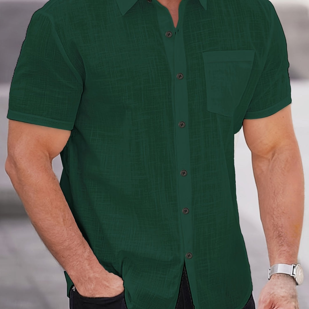 Emmett | Ontspannen Korte Mouwen Shirt