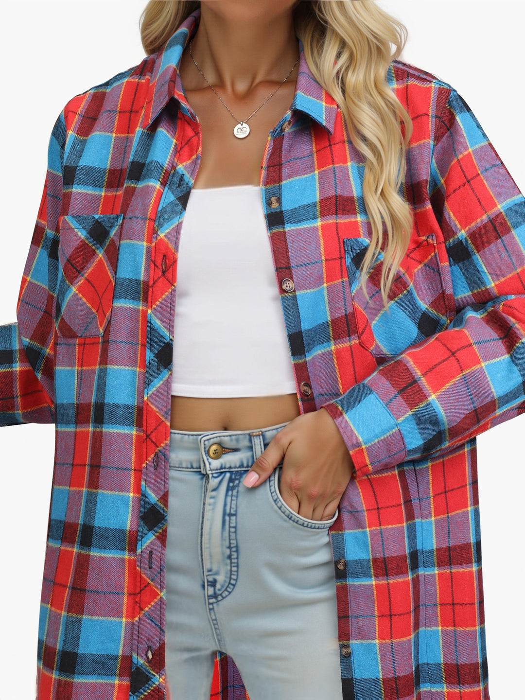 Everly | Ontspannen Buffalo Check Shirt