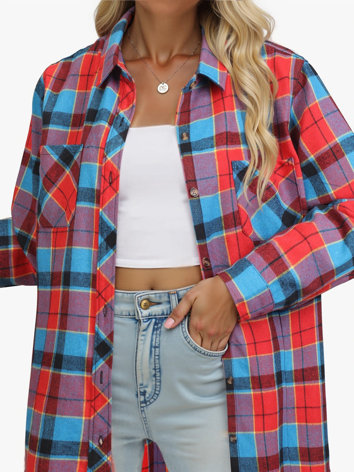 Everly | Ontspannen Buffalo Check Shirt