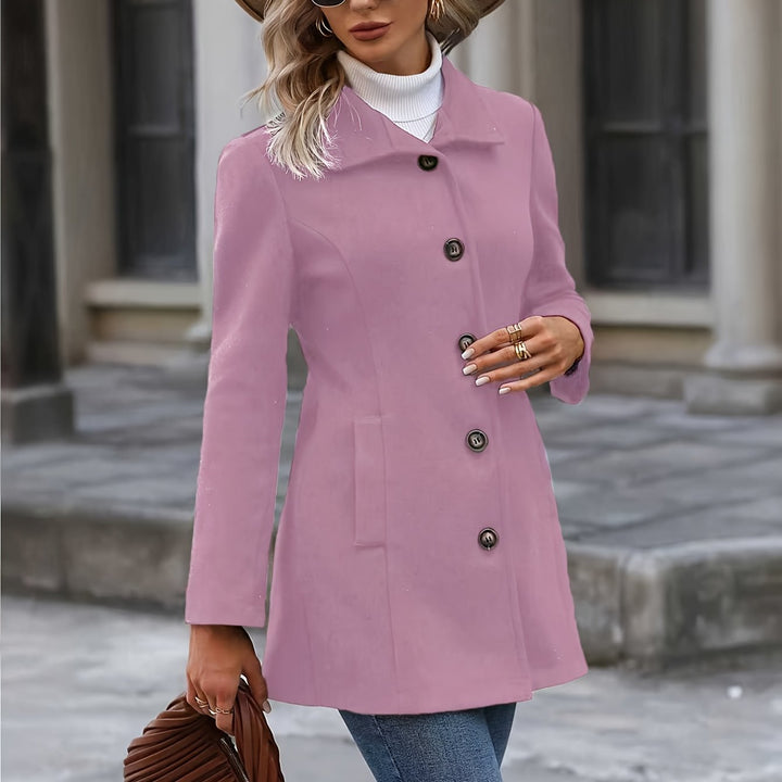 Annalise | Taille-verminderende mid-length jas