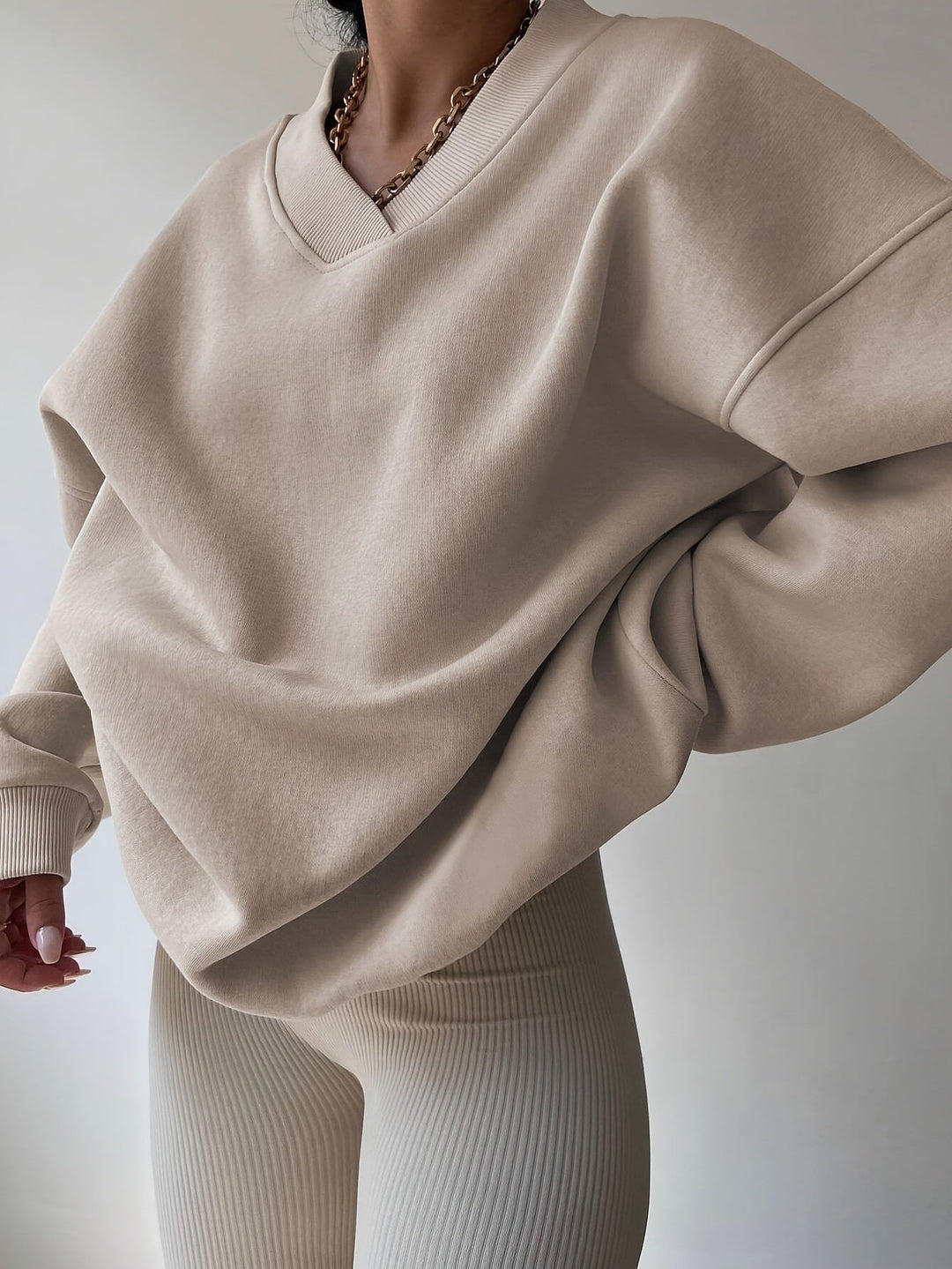 Hazel | Ontspannen Half-Zip Sweatshirt