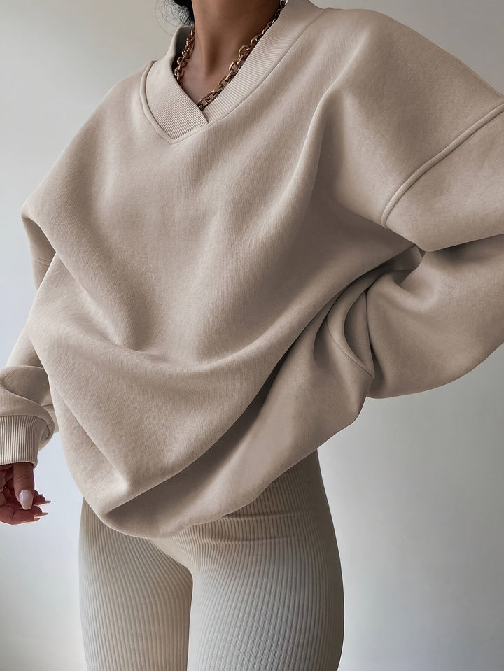 Hazel | Ontspannen Half-Zip Sweatshirt