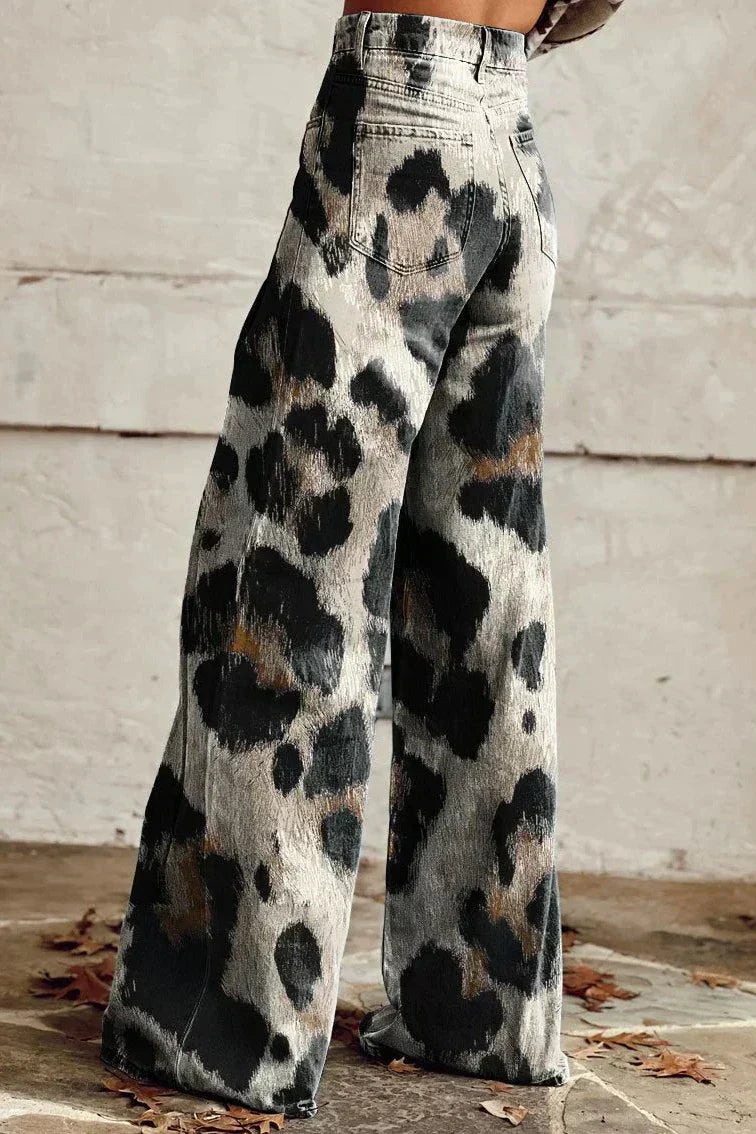 Andrea | Klassieke Multicolor Bohemian Elegante Broek