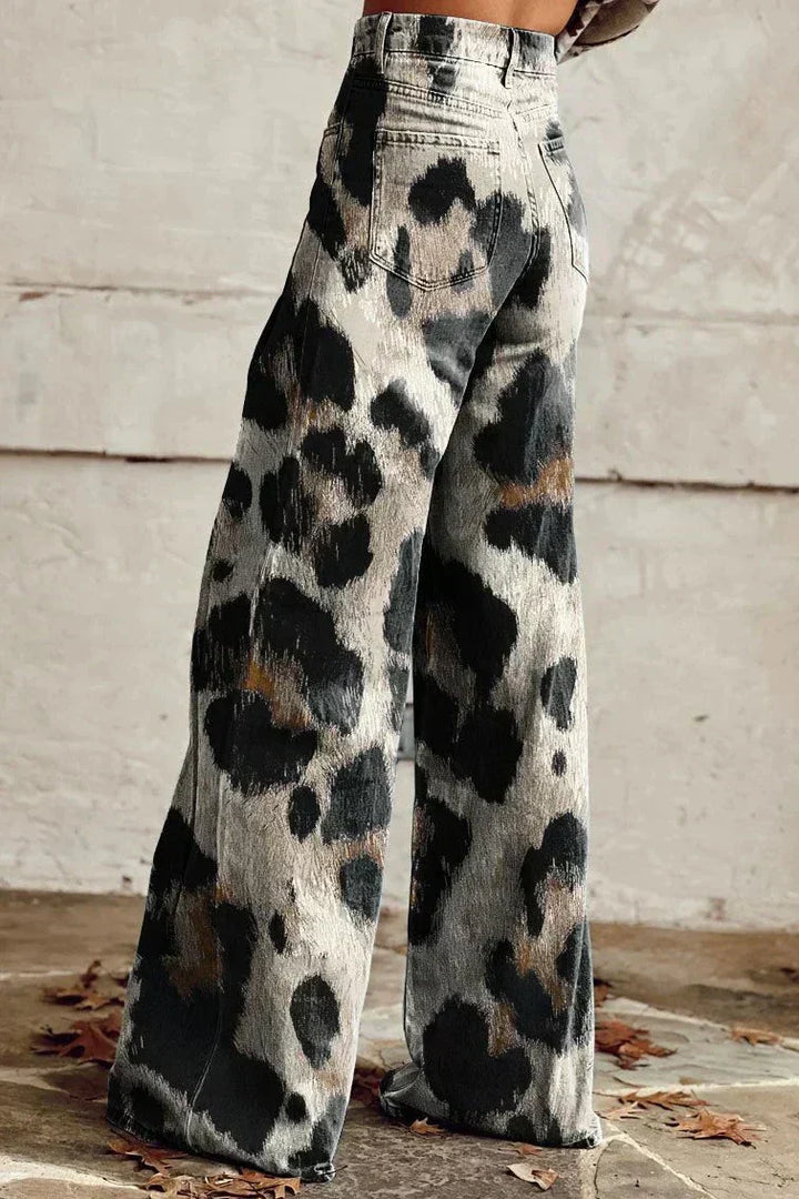 Andrea | Klassieke Multicolor Bohemian Elegante Broek