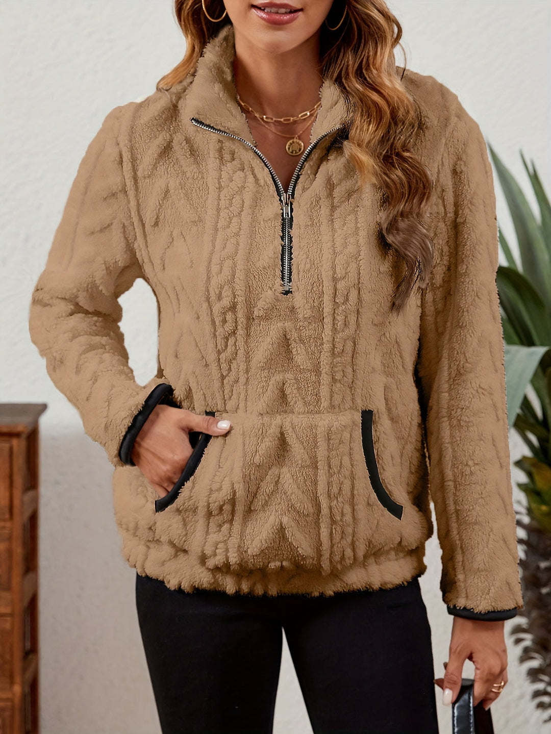 Delilah | Gezellige Half-Zip Pullover