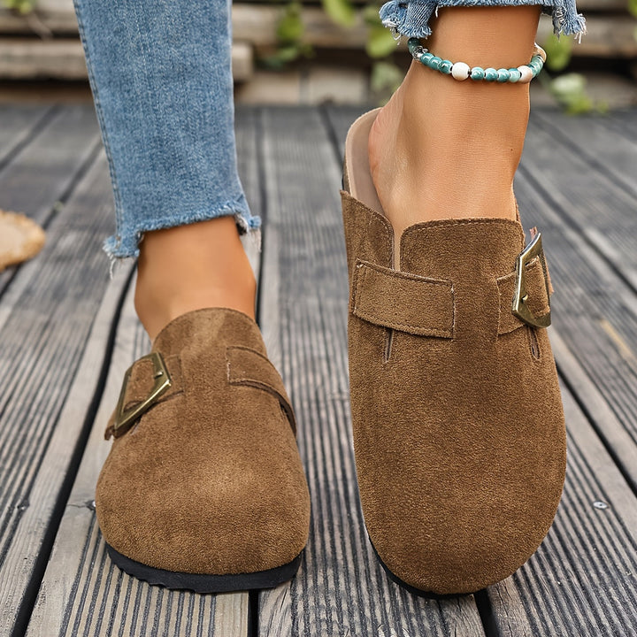 Winona | Slip-On Mules met Gespdetails