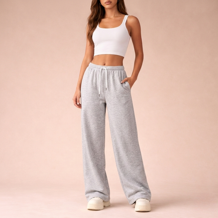 Paige | Ontspannen Wijde Joggingbroek