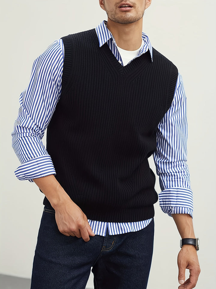 Ellis | Classic V-hals Sweater Vest
