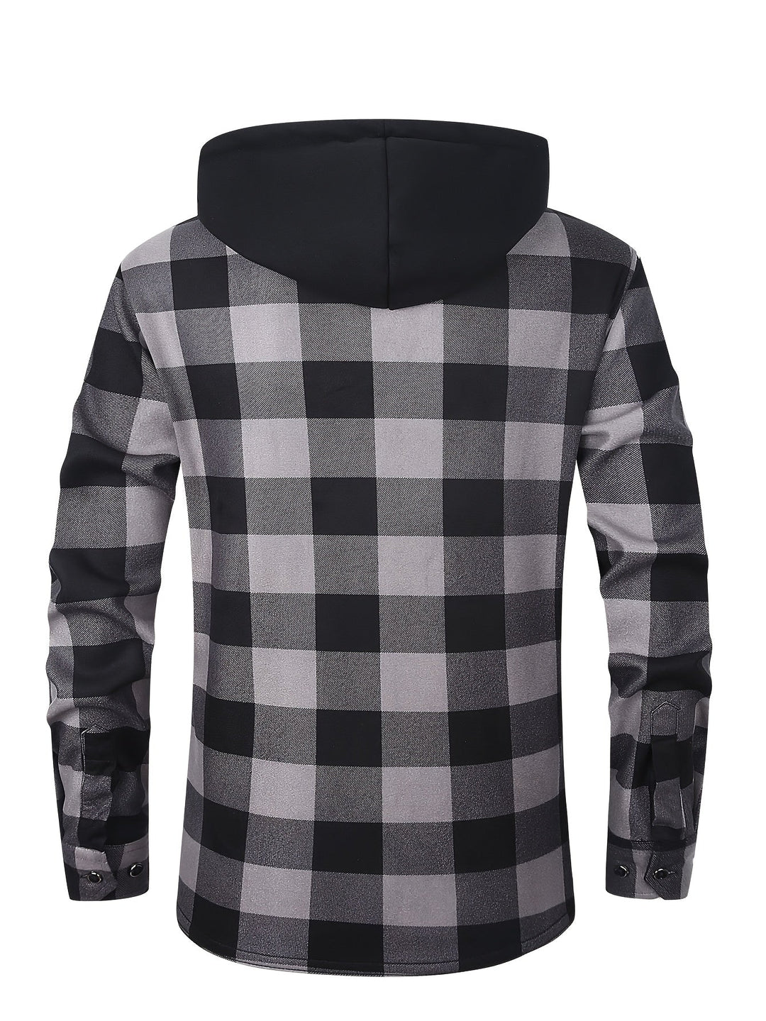 Desmond | Geruite Hooded Shirt Jacket