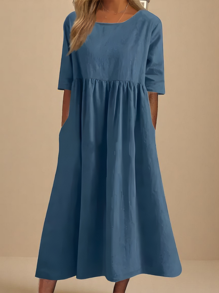 Miranda | Klassieke Mid Sleeve Jurk