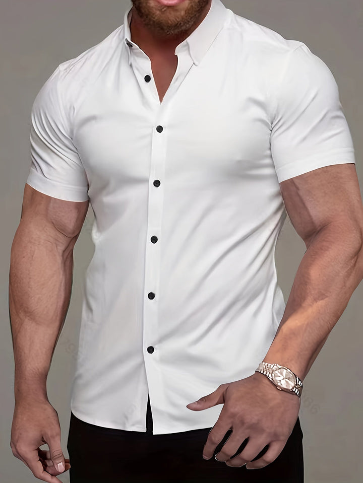 Weston | Verfijnde Korte Mouwen Shirt