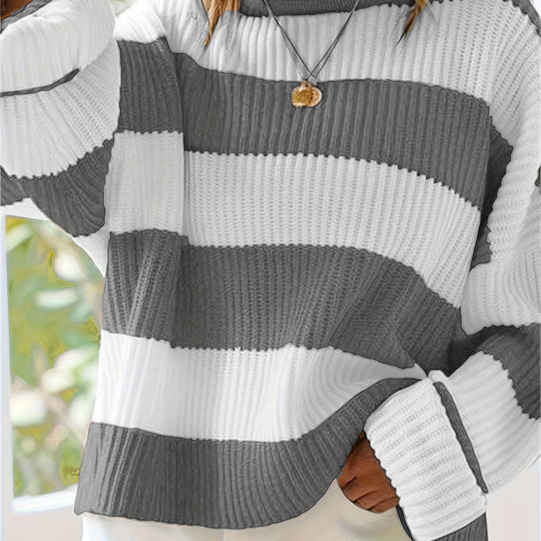Ivy | Ontspannen Colorblock Trui