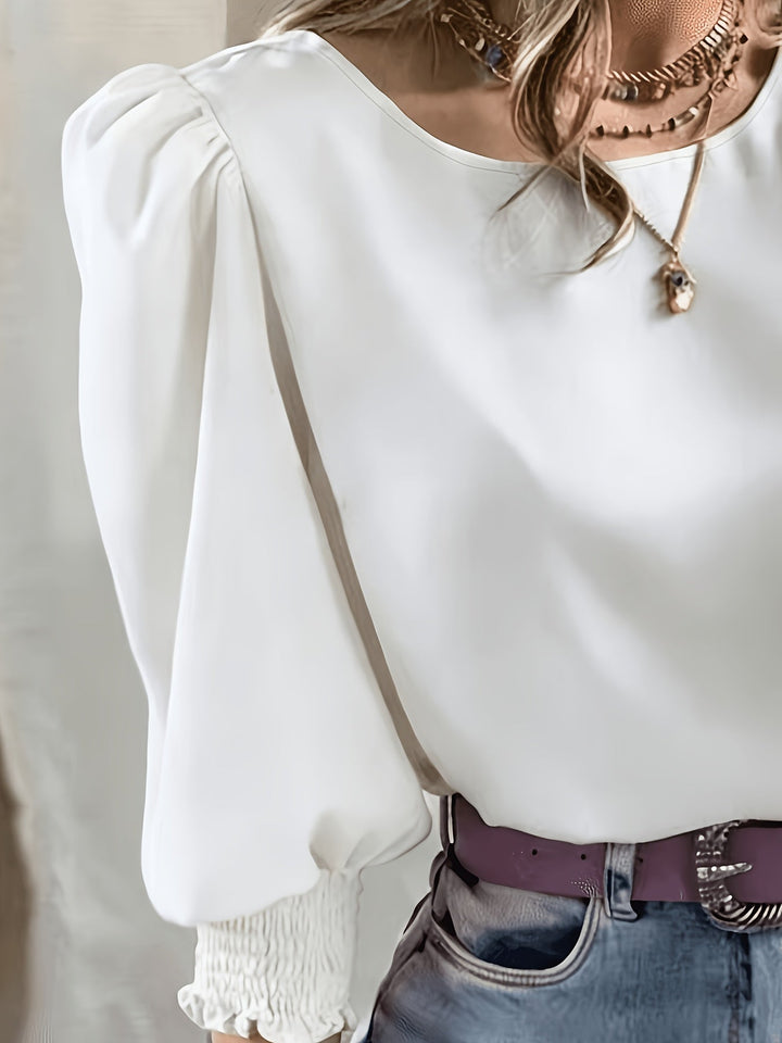 Ellen | Blouse met Pofmouwen