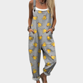 Marie | Comfortabele Dotted Chicken Kunst Jumpsuit
