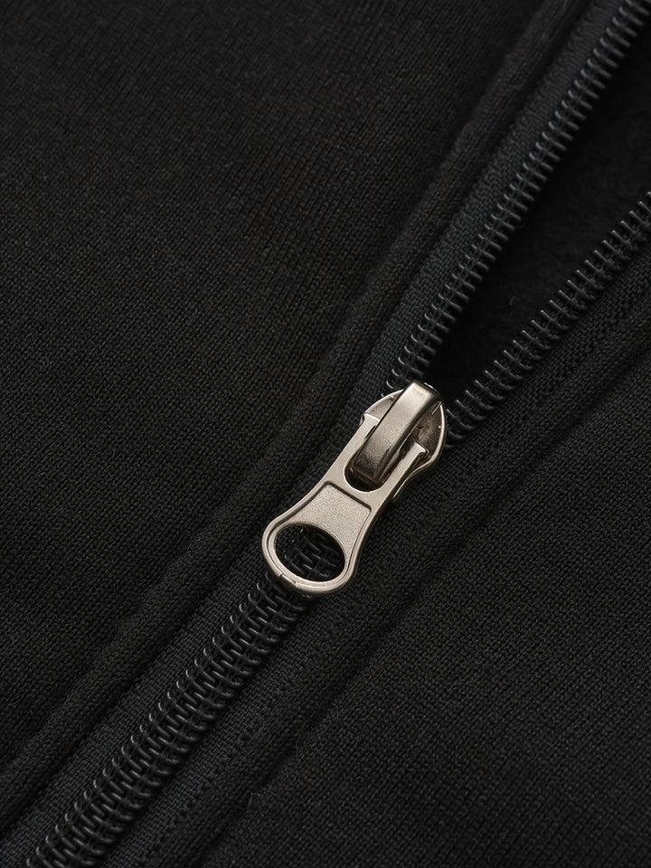 Cedric | Kleurblok Zip-Up Hoodie