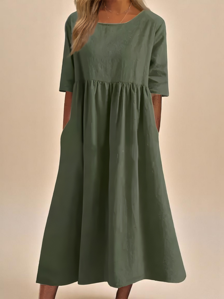 Miranda | Klassieke Mid Sleeve Jurk
