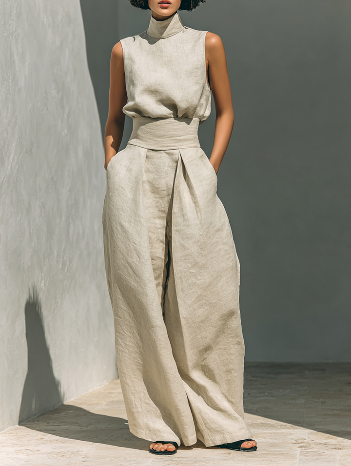 Maria | Stijlvolle Tanktop en Losse Broek Set