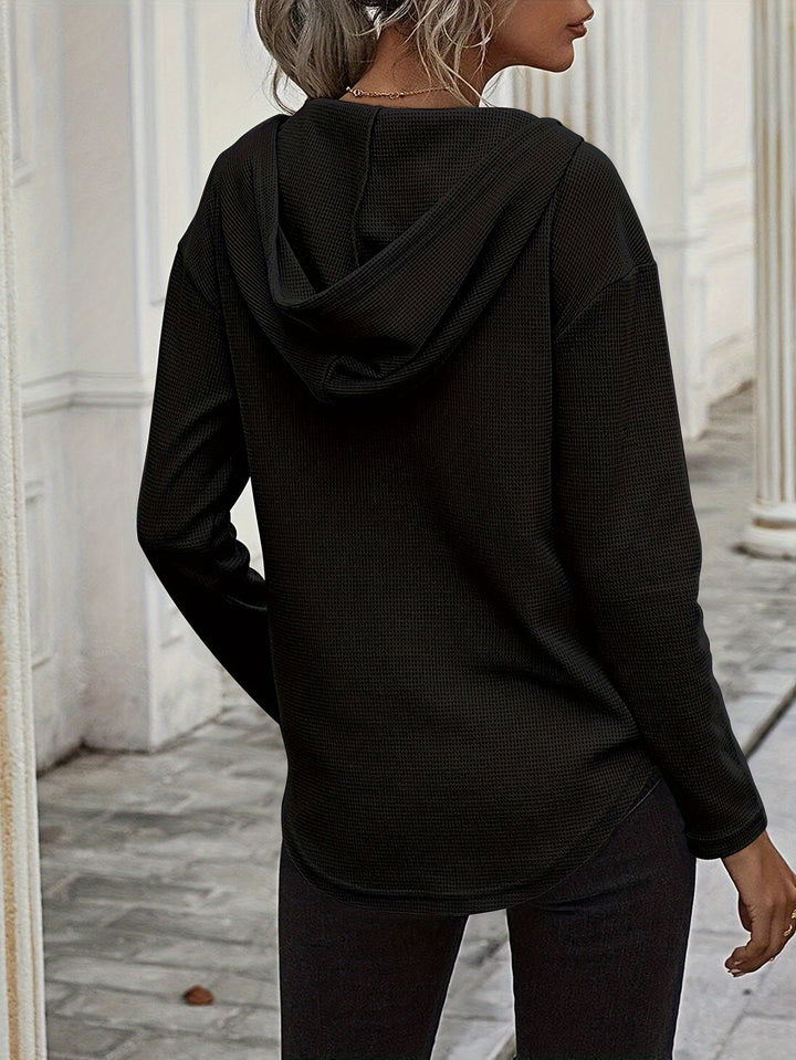 Kendra | Ontspannen V-Hals Hoodie