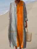 Victoria | Vintage Boho Geometrische Kunstjurk
