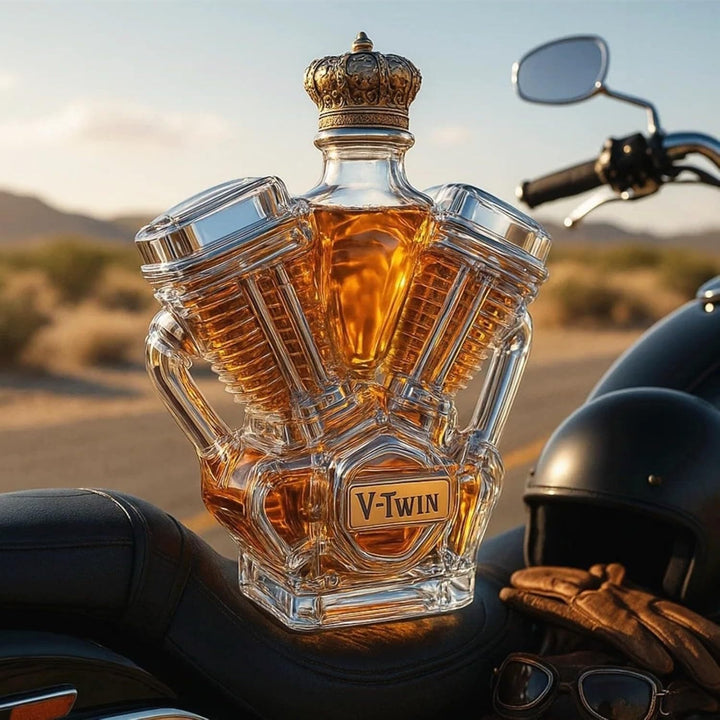 Wayne | Whisky Fles V-Twin Ontwerp