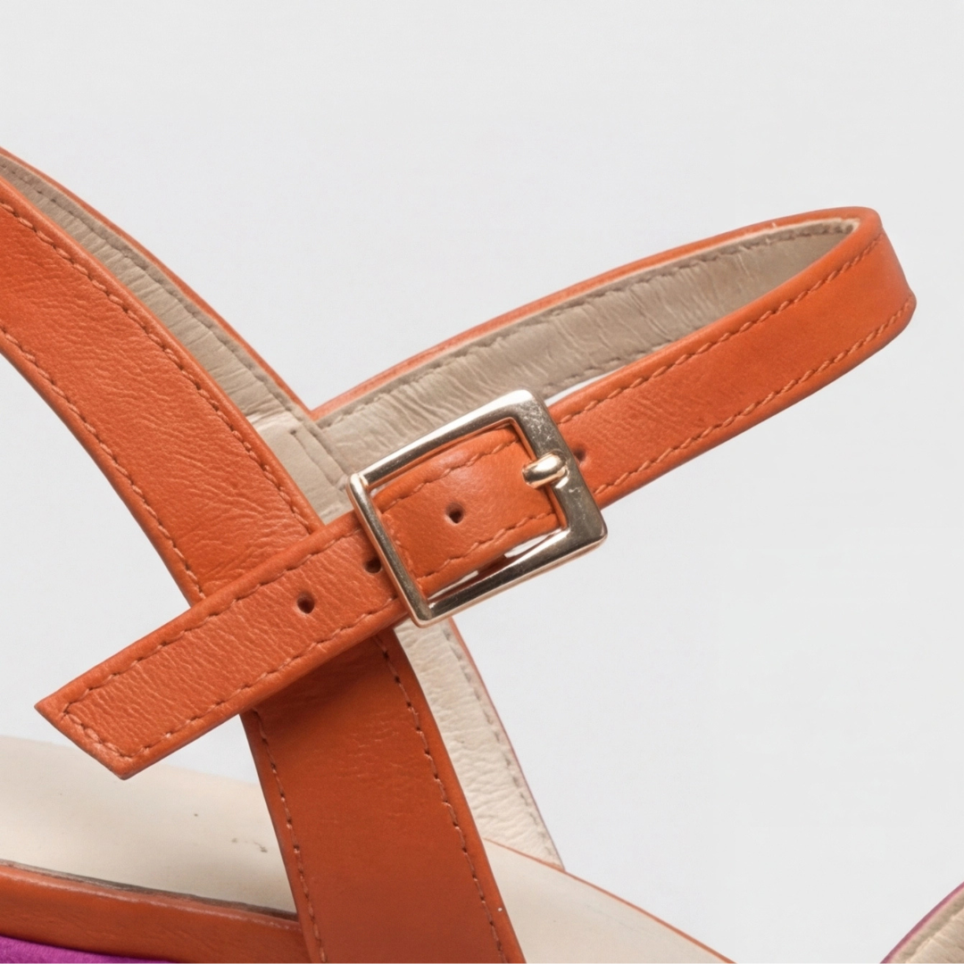 Amanda | Orthopedische Kleurblok Chunky Hakken