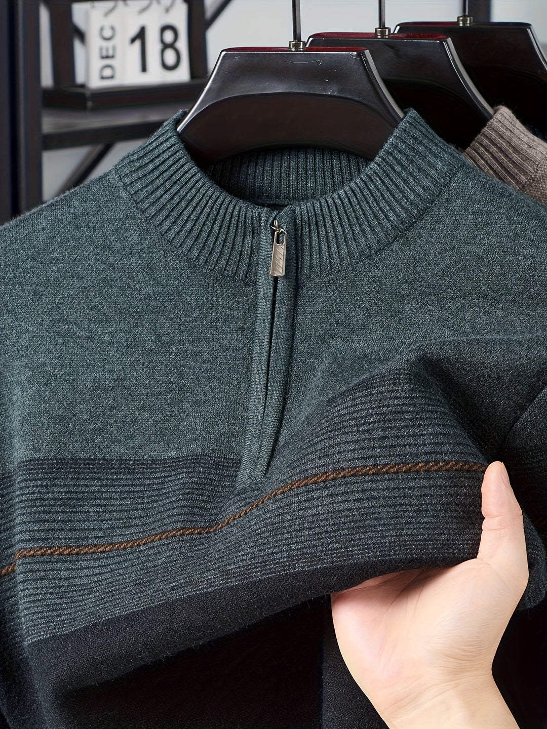 Oscar | Zip-Neck Trui