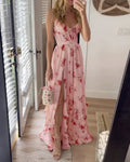 Zoey | Elegante Bloemen Mouwloze Jurk