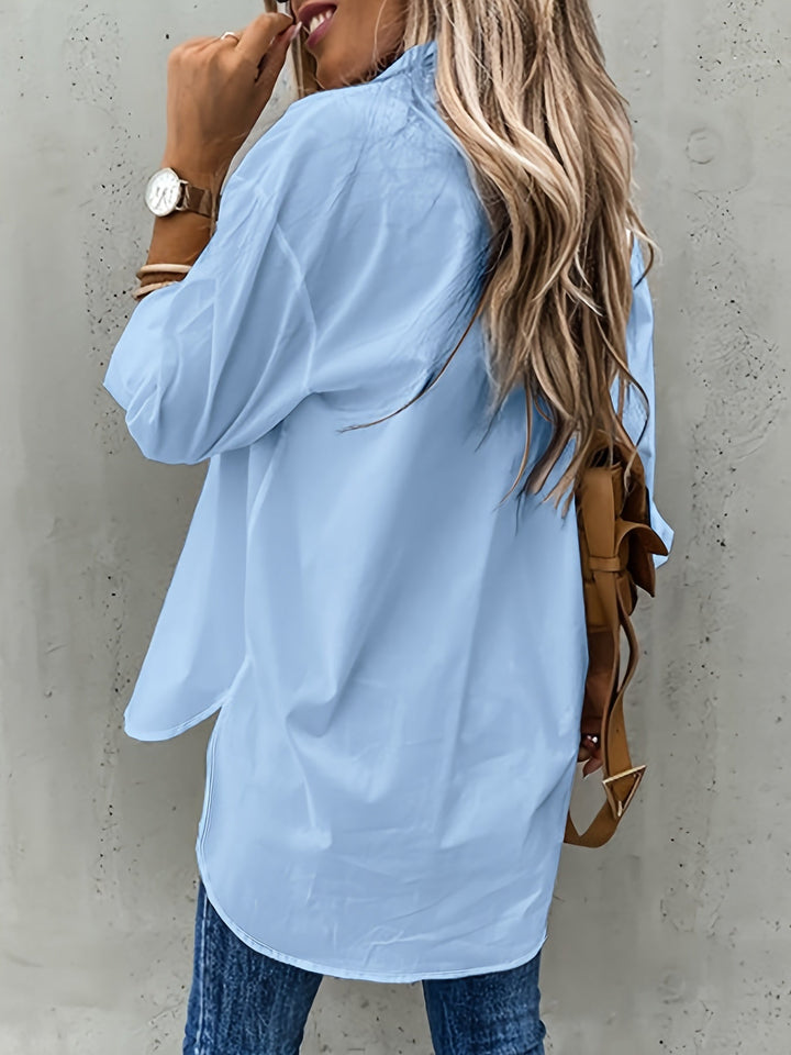 Katherine | Ontspannen Knop-Front Shirt