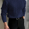 Jonas | Kabelgebreide Crew Neck Trui
