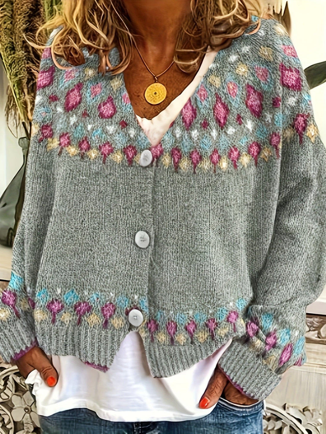 Esme | Nordic Patroon Cardigan