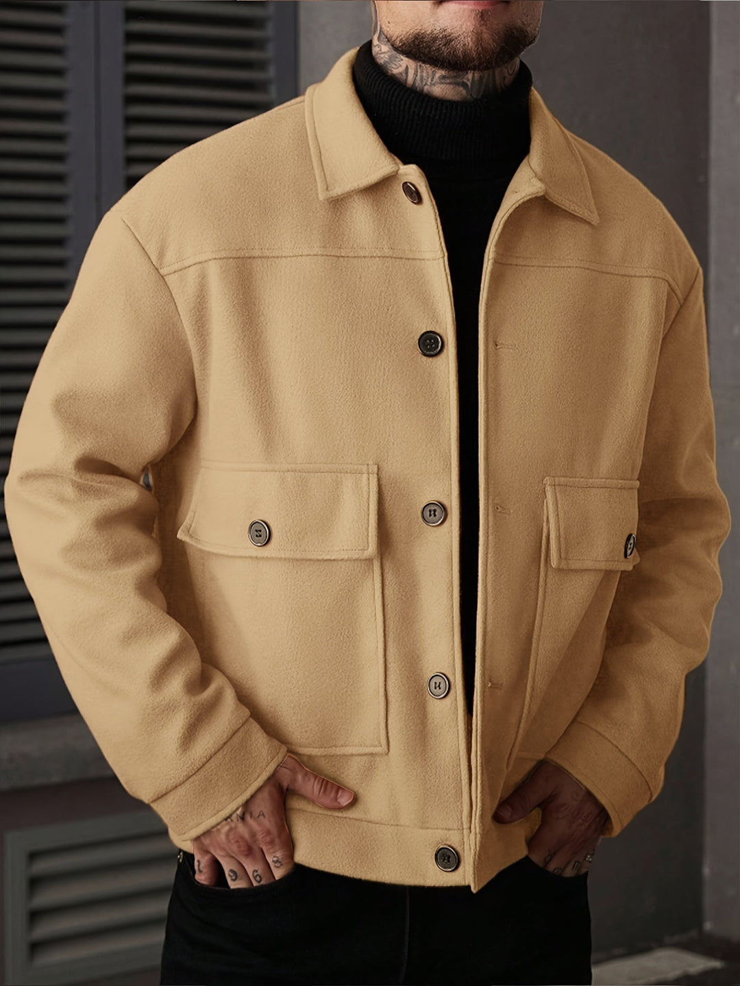 Donovan | Gestructureerde Utility Jacket