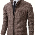 Walter | Textured Full-Zip Cardigan