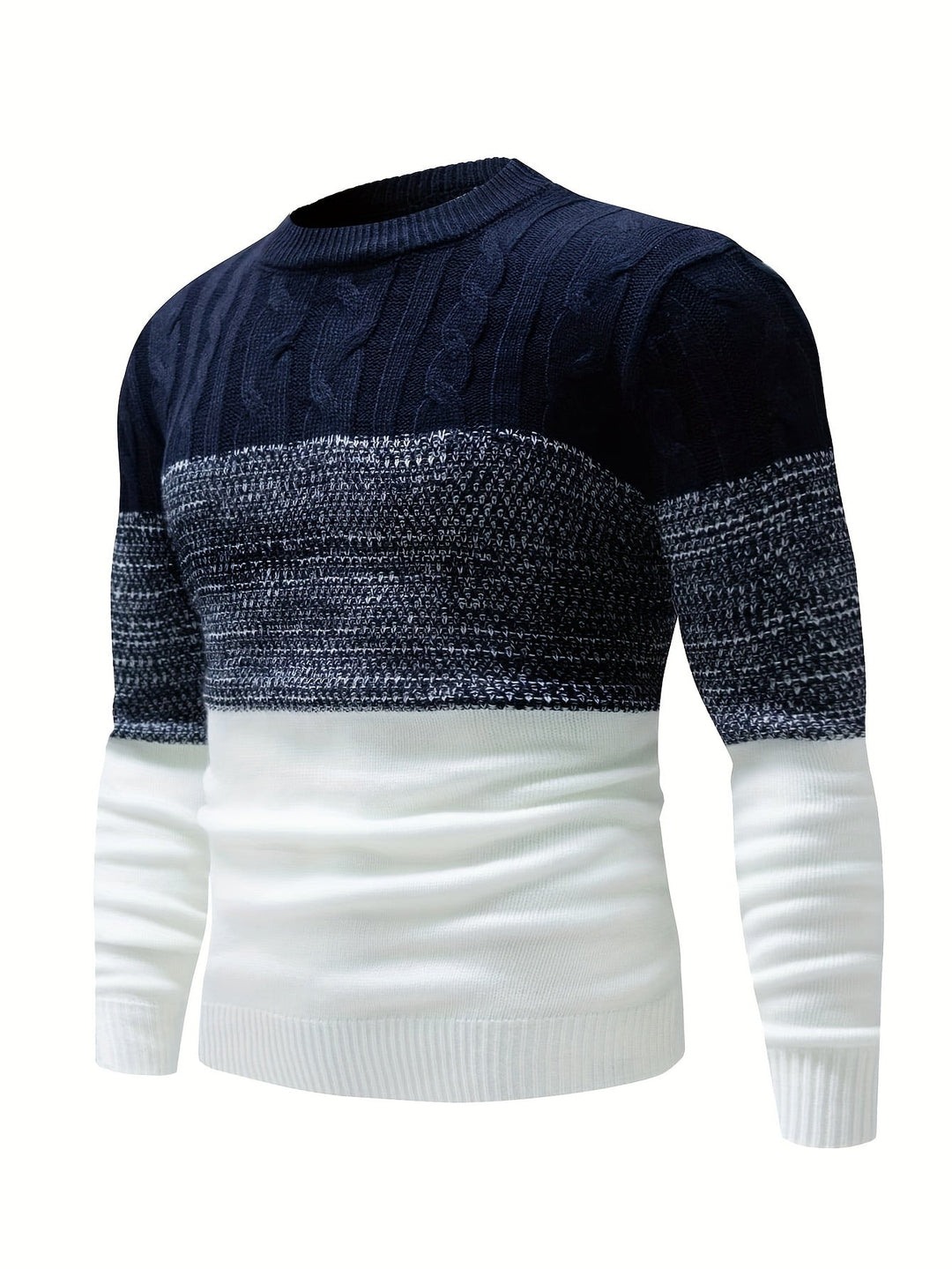 Graham | Kleur-Block Crew Neck Trui