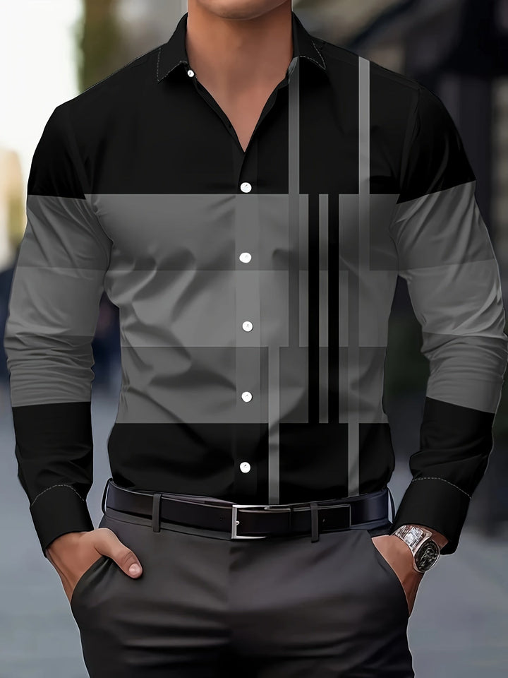 Rueben | Kleurblok Langsleeve Shirt