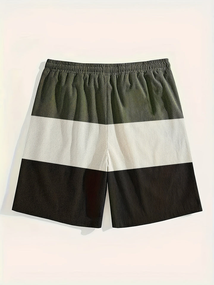 Warren | Kleurblok Casual Shorts