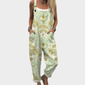 Diane | Klassieke Retro Kunst Jumpsuit