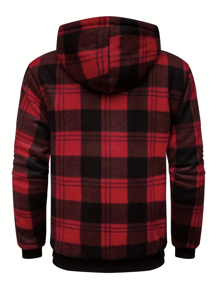 Declan | Gezellige Hooded Zip-Up Jacket