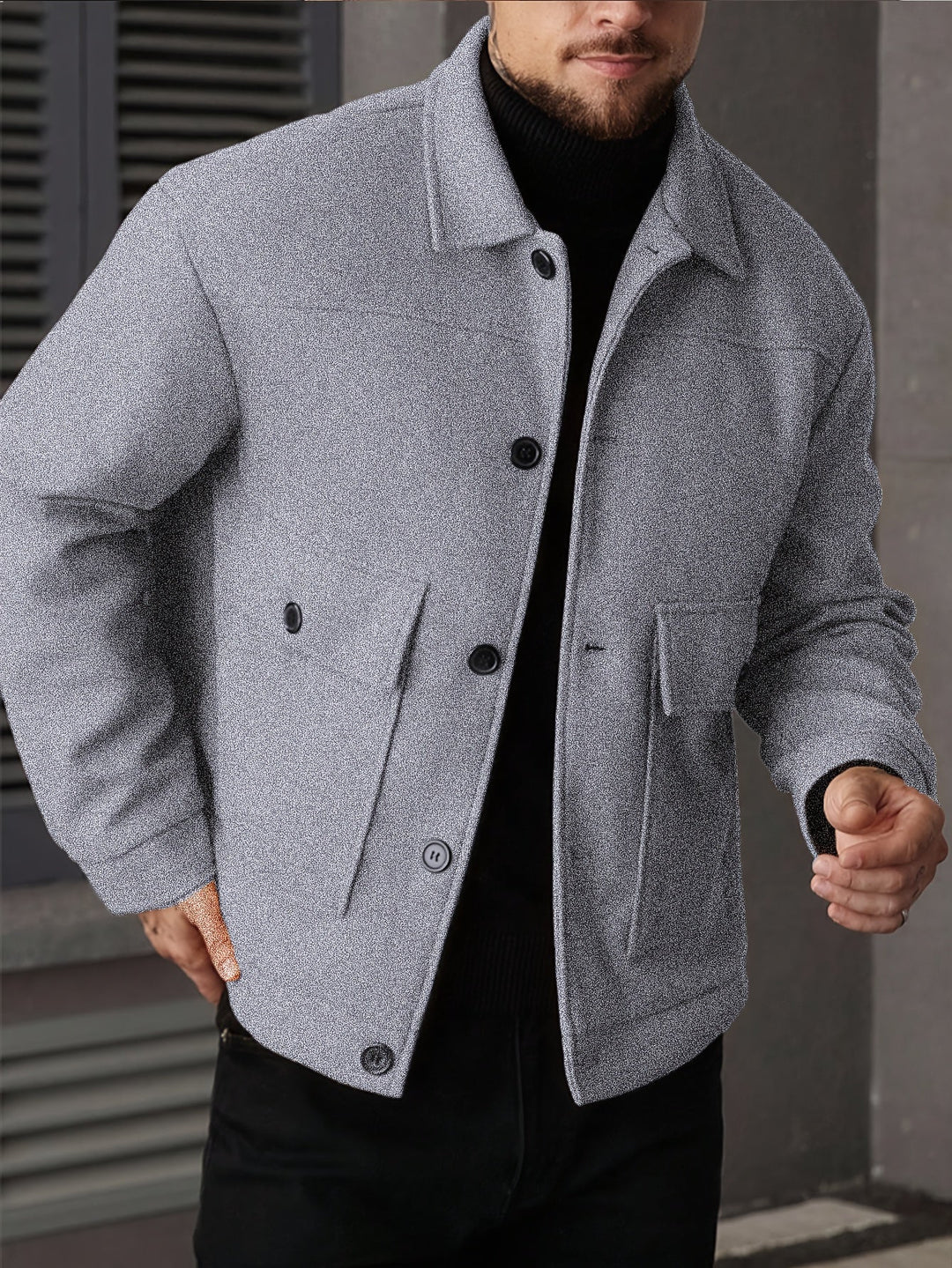 Donovan | Gestructureerde Utility Jacket