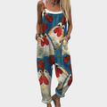 Rutha | Comfortabele Jumpsuit met Kippenkunst