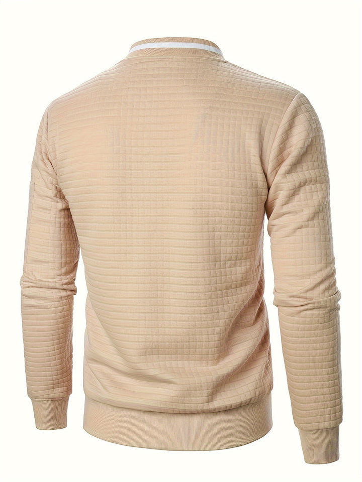 Raymond | Textured Zip-Up Bomberjack