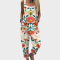 Helen | Comfortabele Retro Kunst Jumpsuit