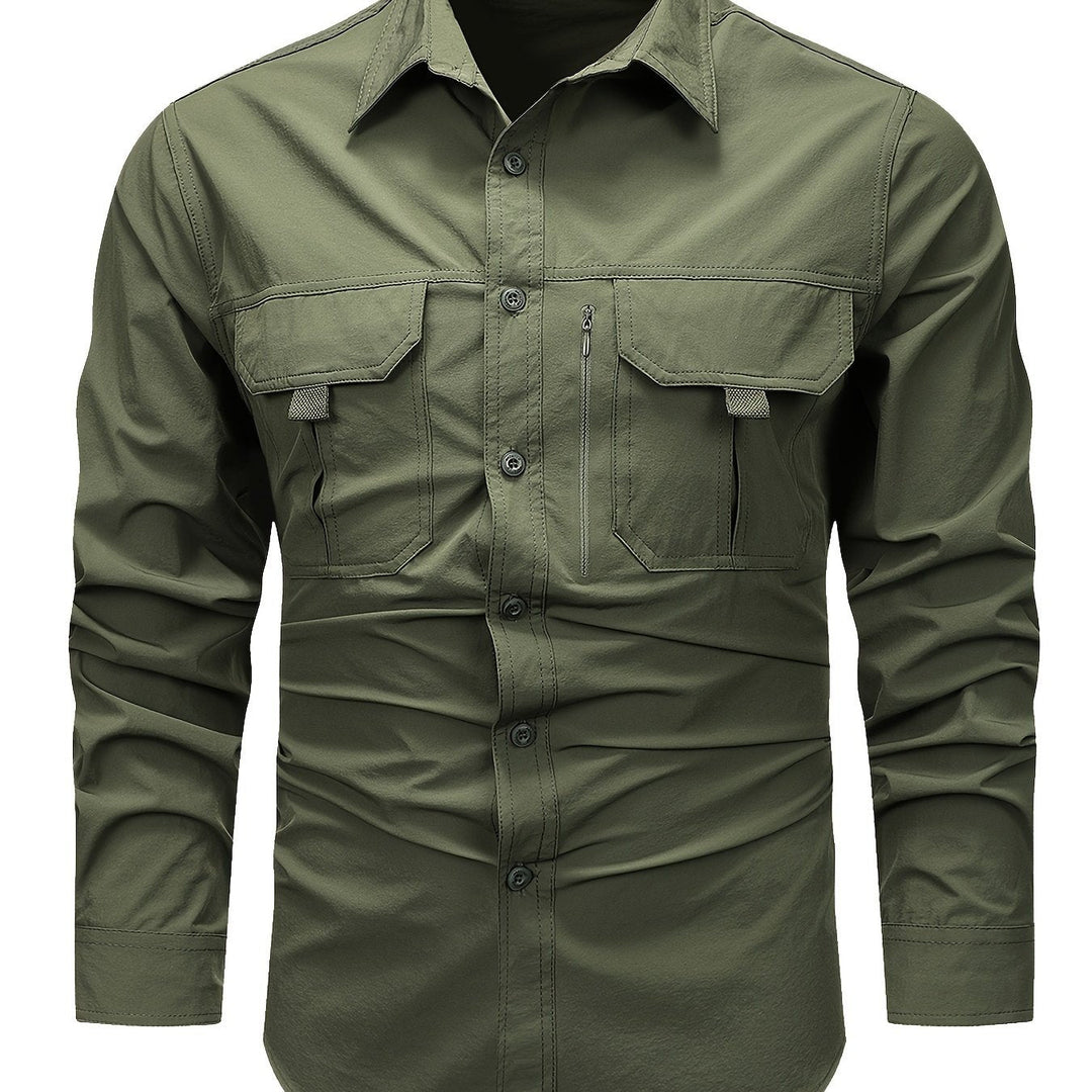 Duncan | Robuuste Multi-Pocket Cargo Shirt