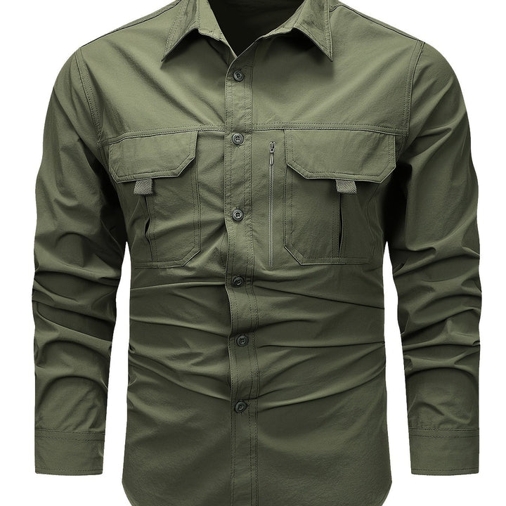 Duncan | Robuuste Multi-Pocket Cargo Shirt