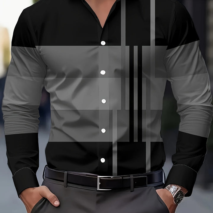 Rueben | Kleurblok Langsleeve Shirt