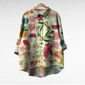 April | Klassieke Bloemenkraag Blouse